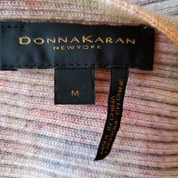 Donna Karan wool sweater dress Purple Pink blue yellow peach rainbow dyed 2 4 6 - Picture 8 of 8